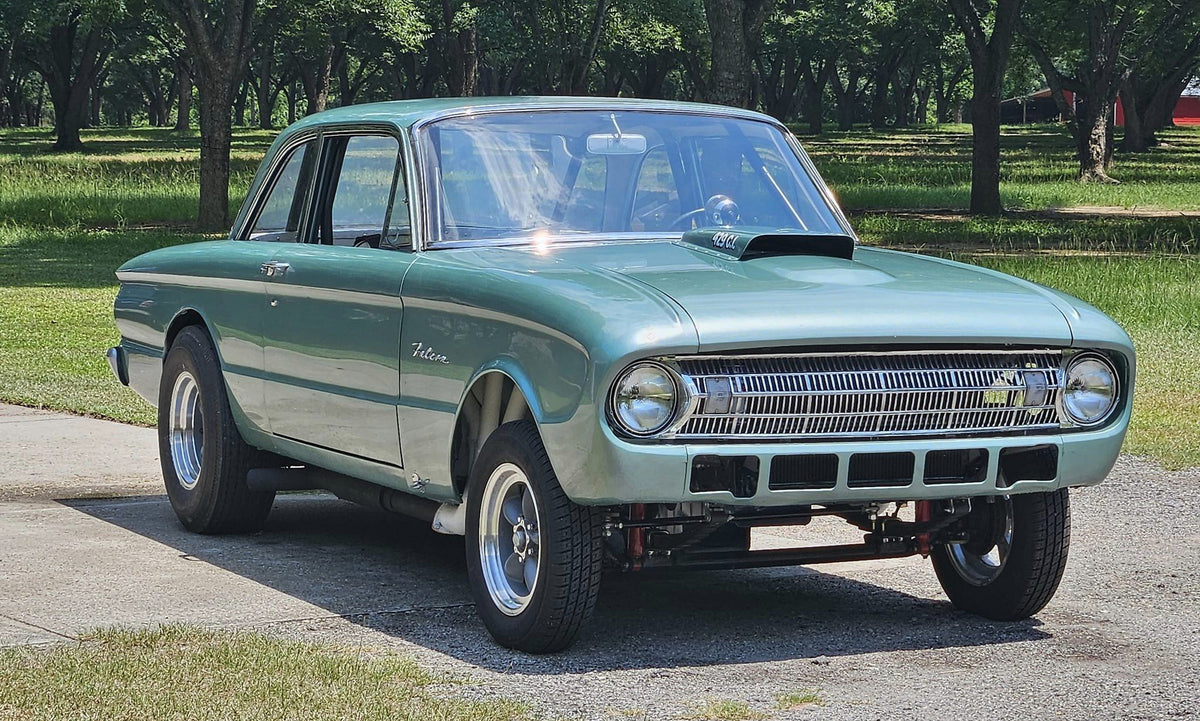 Brian Fulwood’s 1961 Ford Falcon gasser, Georgia Cracker